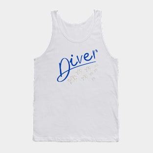 Scuba | Scuba diving | Ocean lovers | Diving | Diver Tank Top